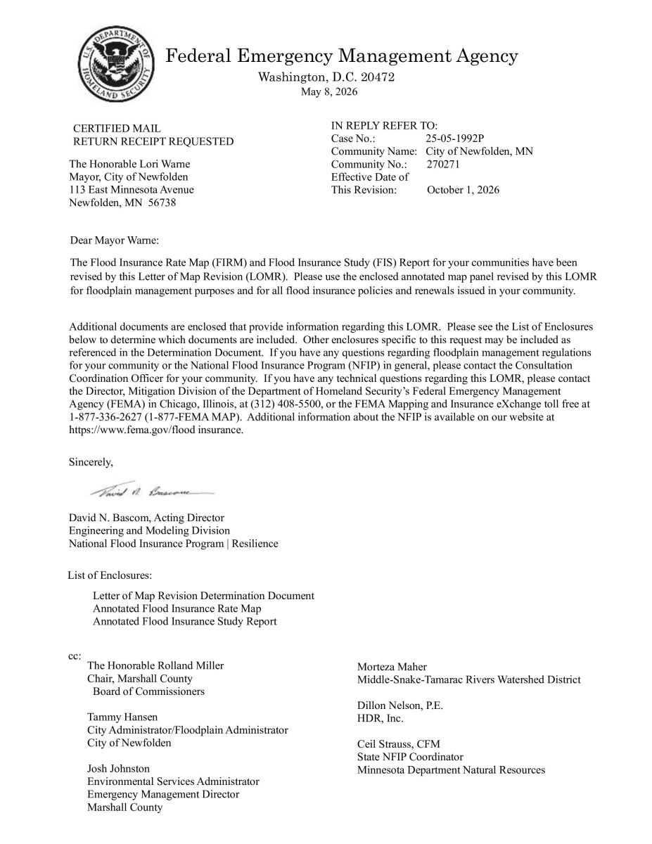 FEMA-Letter of Map Revision