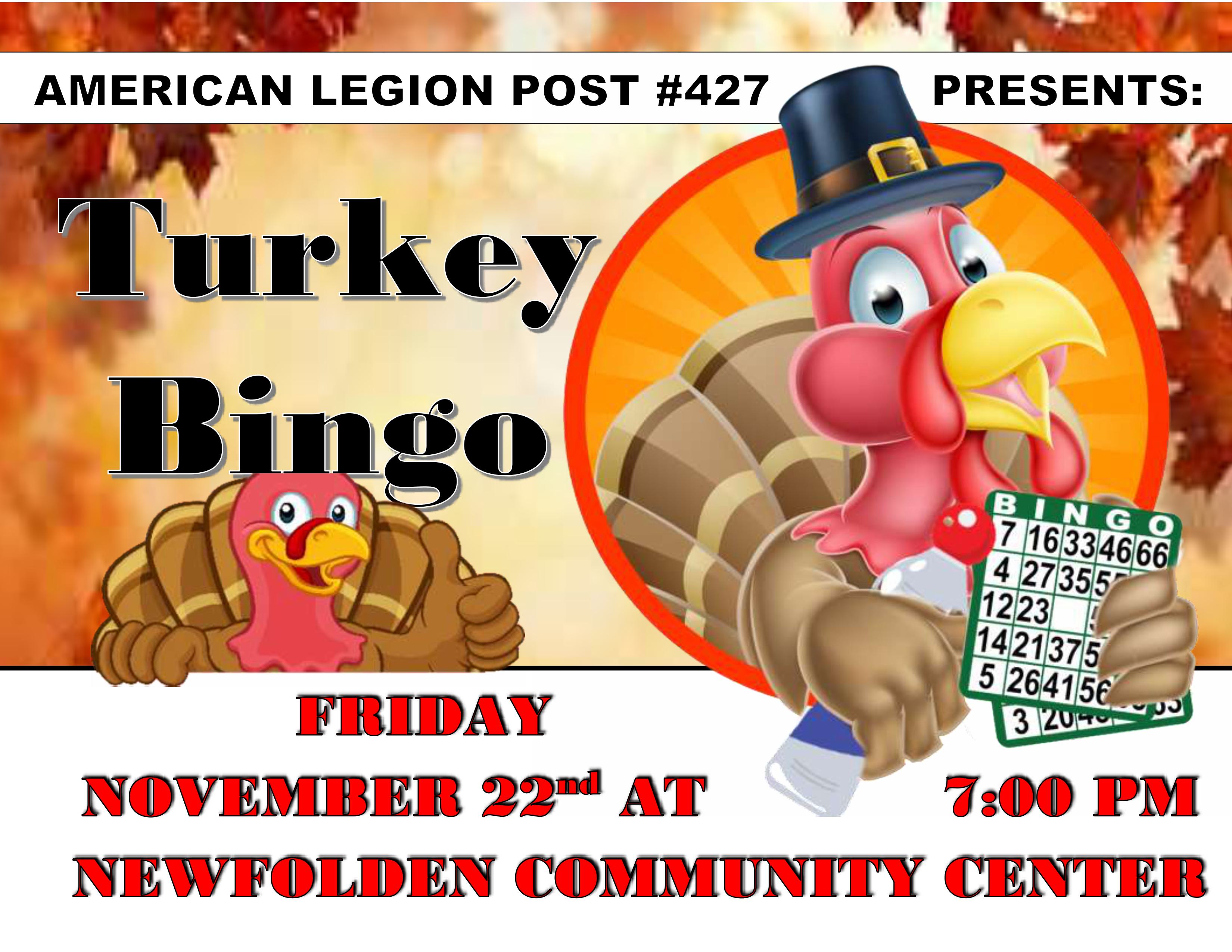 TURKEY BINGO